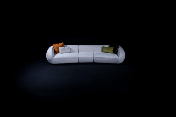 Upholstered furniture Six Seater Living room Couch Textile Sofas Modern Furniture