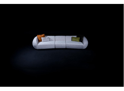 Upholstered furniture Six Seater Living room Couch Textile Sofas Modern Furniture