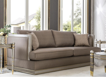 Luxury Big Couch Three Seater XXL Sofa Upholstery Furniture 260cm Design Furnishings