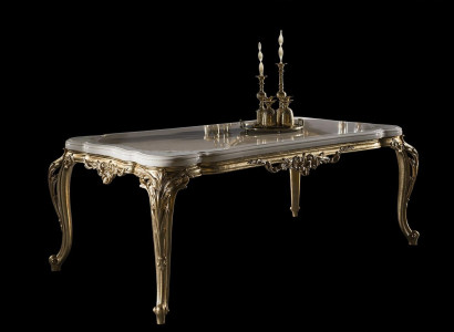 Modern Luxury Dining table Elegant Table Classic Dining room Tables Furniture Gold