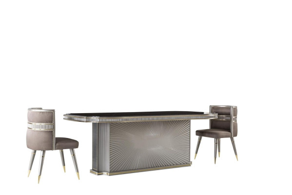 Silver Dining table Luxury Tables Furniture Dining Tables Table Silver Furnishings