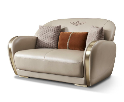 Stylish Taupe Sofa set Upholstered Sofa Set 3+2 Leather Couches Living room Furniture