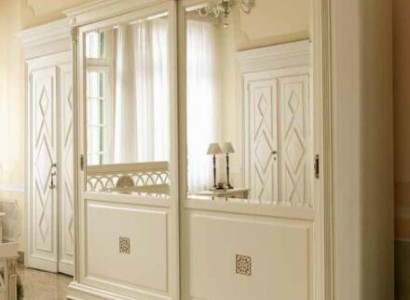 Elegant Wardrobe Luxury Sliding Doors Design Sleep Room Cabinets Clothes Solid wood new