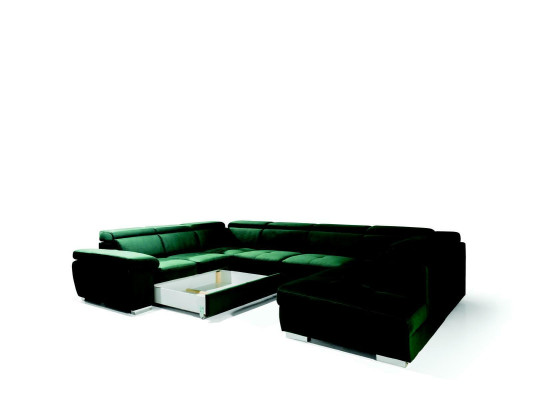Multifunction Big Living landscape U-shape Corner sofa Sofa Fabric Couch Upholstery