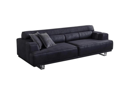 Sofa 3 Seater Modern Furniture White Living room Luxury Designer 235cm Furnishings