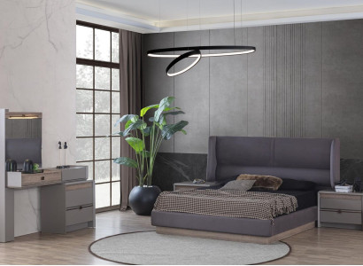 exclusive Bedroom Set Style Bed + Dressing table and 2x Bedside tables 4 pieces.