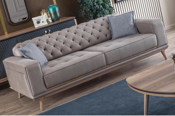 Luxury Modern Living room Set 4 pieces. 4 Seater Armchair Coffee table Möbe new