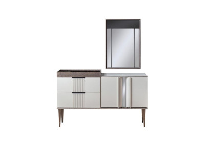 Design Dressing table with Mirror Luxury Bedroom Furniture 2pcs. style