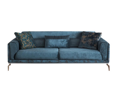 Modern Sofa 3 Seater Luxury Green Design Furniture in Living room Couches 235cm