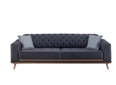 Sofa 4 Seater Design Sofas Upholstery Textile Relax Seat Furniture Modern