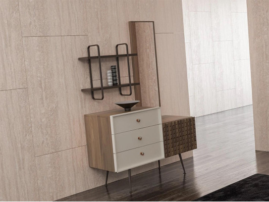 Bedroom Modern Chest of drawers with Mirror Wooden Cabinet Design new