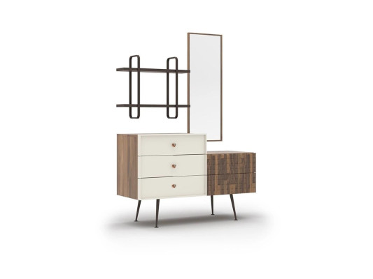 Bedroom Modern Chest of drawers with Mirror Wooden Cabinet Design new