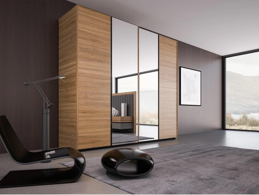 Bedroom Wardrobe Modern Wood Furniture Wardrobe Luxury Design