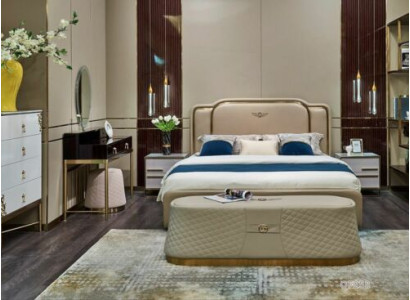 Bedroom Set Design Luxury Beds Classic new Bed 2x Bedside table