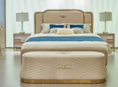 Bedroom Set Design Furniture Modern Luxury Beds new Bed 2x Bedside table