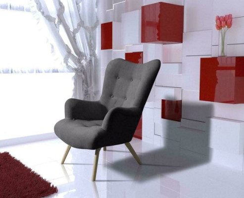 Armchair Single Seater Lounge Club Furniture Wing Chair Sofa Couch TV Upholstery new