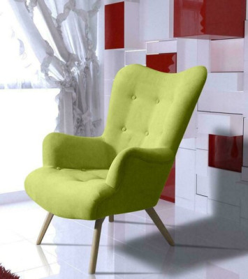 Armchair Single Seater Lounge Club Furniture Wing Chair Sofa Couch TV Upholstery new