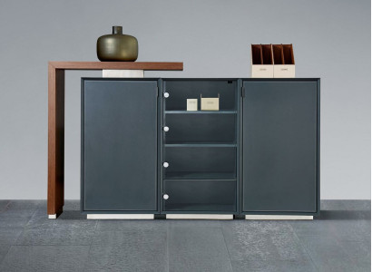 Sideboard Chest of drawers Wardrobe Console Sideboard Office furniture 221cm xxl