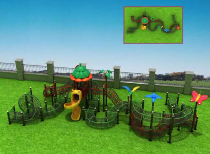 Outdoor sports complex Children's climbing garden Playground Public amusement park