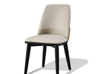 Chair Set Seat Upholstery Suite Dining room Modern Chairs Lehn Leather Wood