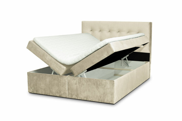 Bed Chesterfield Design Decorative Luxury Hotel Beds 180x200cm Sleep Room