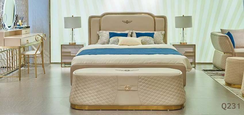 Bed Upholstery Design Luxury Double Hotel Decorative Beds Marriage 180x200cm Sleep