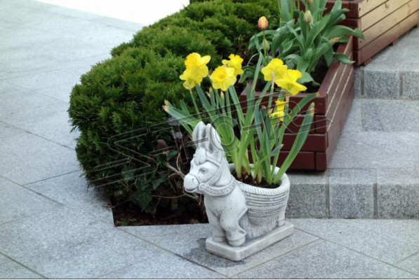 Flower Basket Flowers Vase Vessel Garden Patio Decoration Figures Statue