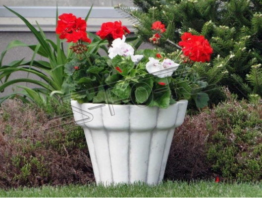 Flower Basket Figures Flower Vase Vessel Statue Garden Patio Decoration