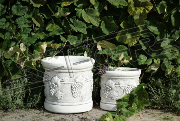 Flower vase flowers box garden stone decoration decoration antique style flowers