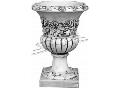 Flower vase flowers box garden stone decoration decorative antique style flowers