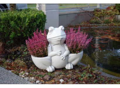 Design flower pot top plant pot vessel pots figure face sculpture
