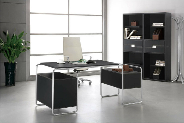 Design Luxury Furniture 3-piece, Office Set Desk and 2x Filing cabinet