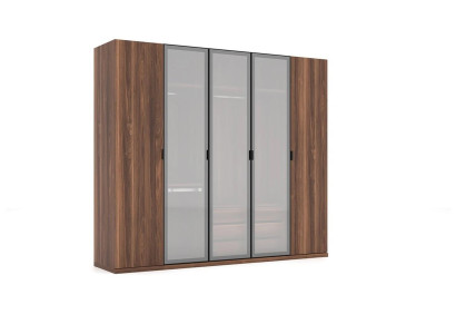 Wood Brown Wardrobe Bedroom Modern Design Furniture Wardrobe