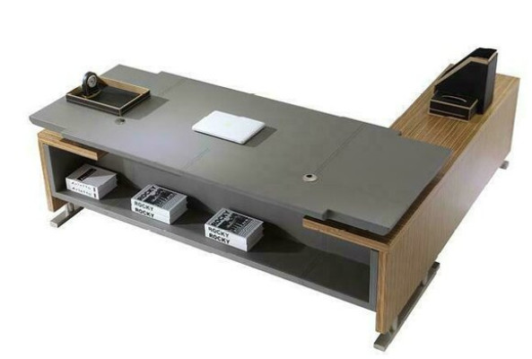 Designer Office Work Room Set Shelf Table Armchair Complete Decoration Set Furniture