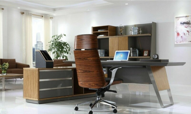 Corner desk office boss room furniture design decoration desks practice