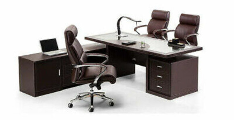 Exclusive Desk Designer Table High class Office Furnishings