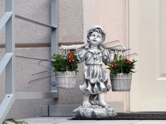 Figure flower pot plant decoration pot flower pots decor figure garden