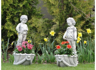 Figure flower pot plant decoration pot flower pots figure decor garden