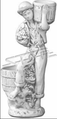 Figure Flower Pot White Plant Pot Decoration Figure Flower Pots Garden