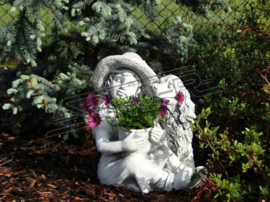Figure decoration flower pot flower pots plant pot decor figure garden
