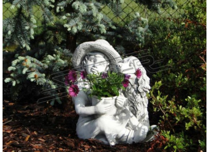 Figure decoration flower pot flower pots plant pot decor figure garden