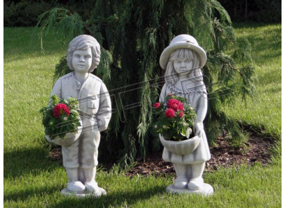 Figure decoration flower pot plant pot flower pots decor figure garden