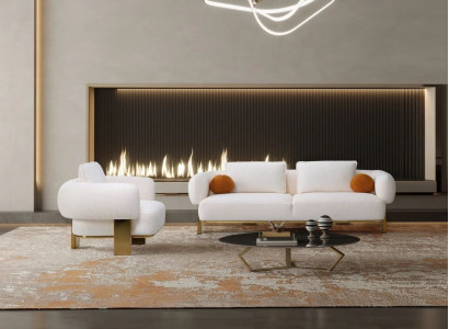 Sofa set Complete e Couch set White Seater upholstered sofa fabric sofa