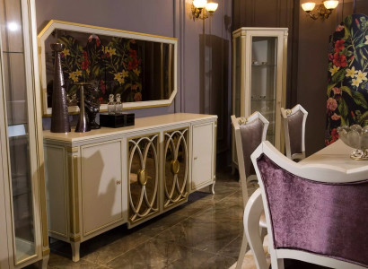 Classic Set Display case TV-cabinet Sideboard Luxury Display case Cabinets Set 2 pieces.