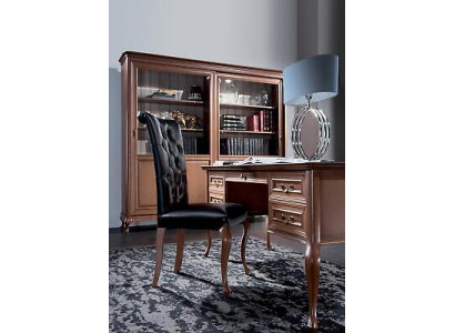 Classic r Desk with Armchair Luxury Office Furnishings Wood Furniture