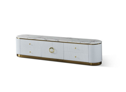 Chest of drawers Designer Sideboard Side Low Board Wardrobe Living Room Shelf Decoration