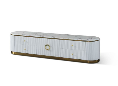 Chest of drawers Designer Sideboard Side Low Board Wardrobe Living Room Shelf Decoration