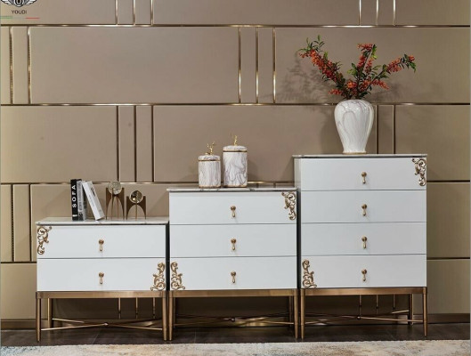 Chests of drawers Designer high gloss Chest of drawers Sideboard Side Low Board