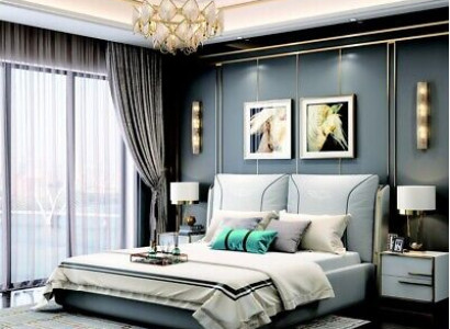 Leather bed new Beds Upholstered bed Double bed Designer Bed Marriage bed