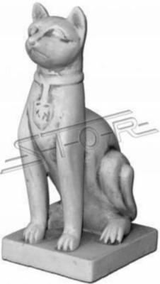 Egyptian Cat Statue Figurine Statues Garden Decoration Patio